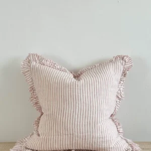 funda rayas rosa 45x45