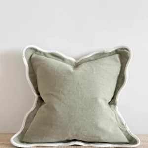 funda verde salvia 45x45